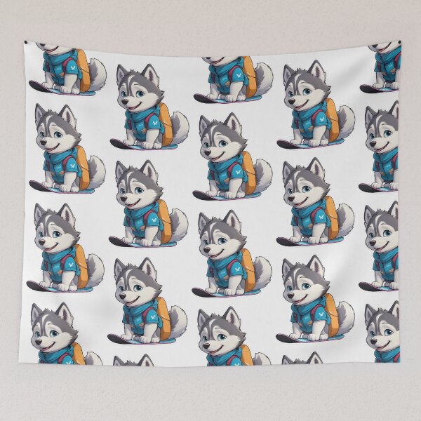 Item preview, Snowboard Dog, Husky designed and sold by Krieghorn.