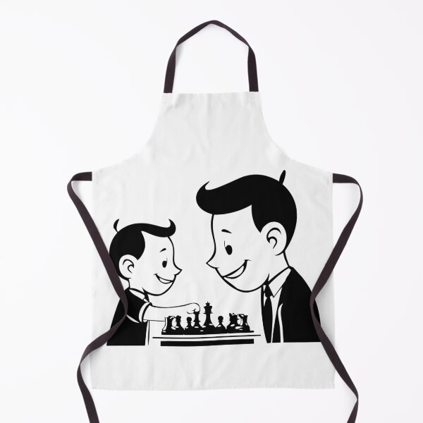 Item preview, Father & Son — Chess Bonding Cartoon Design designed and sold by chesstopia.