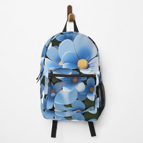 Item preview, 3D cute blue Flower Design  designed and sold by BDLuck2021.