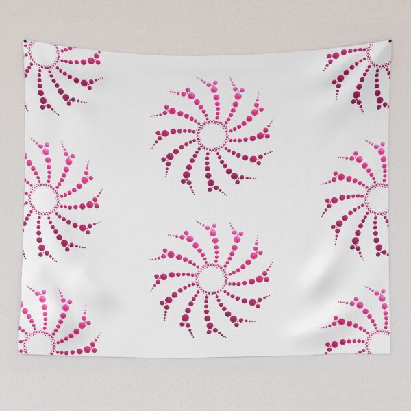 Item preview, Pink Dot Mandala Sunburst designed and sold by Cardiff Creative.