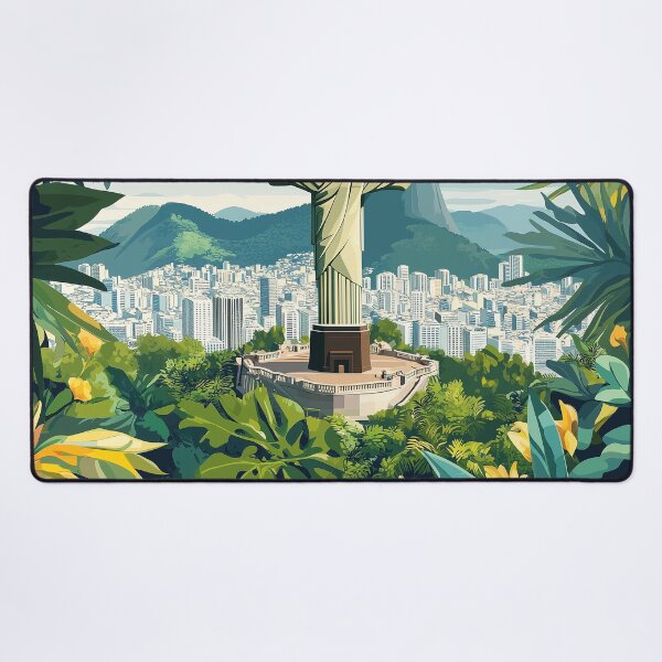 Item preview, Brazil Country Art – Stunning Brazil Poster Art Celebrating Iconic Landmarks & Culture designed and sold by nomiraclehere.