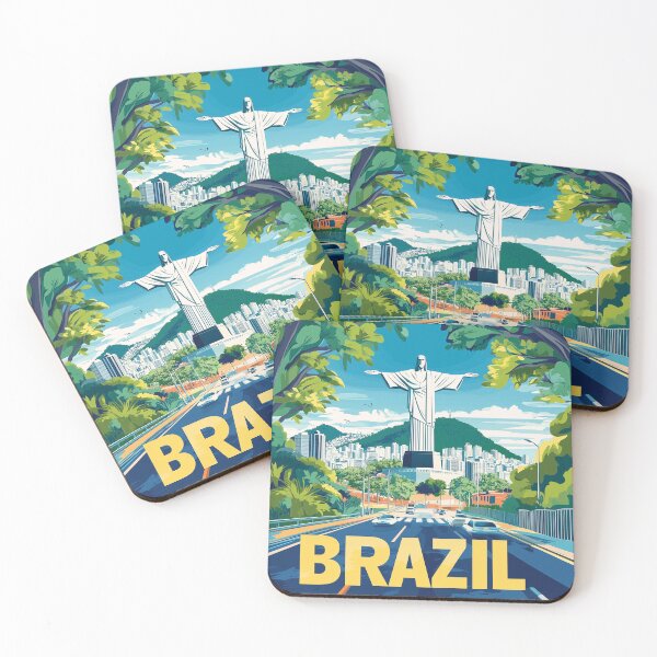 Item preview, Brazil Country Art – Stunning Brazil Poster Art Celebrating Iconic Landmarks & Culture designed and sold by nomiraclehere.