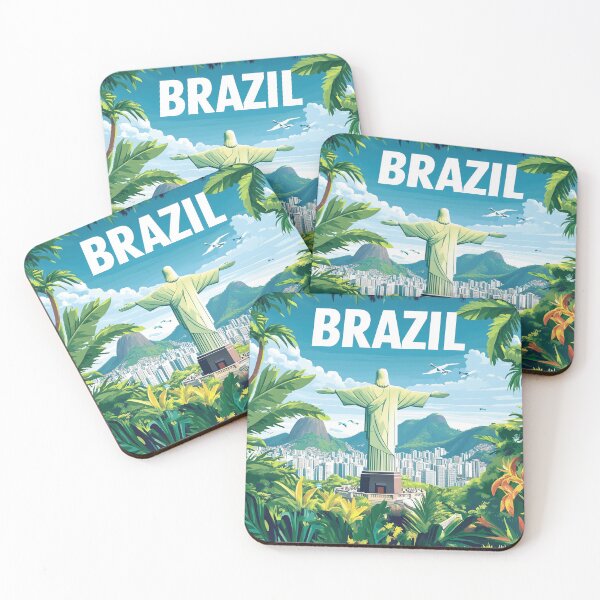 Item preview, Brazil Country Art – Stunning Brazil Poster Art Celebrating Iconic Landmarks & Culture designed and sold by nomiraclehere.