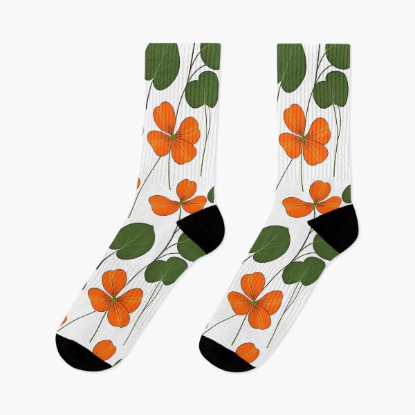 Item preview, Red Nasturtiums Blooming designed and sold by Ms. Counterclockwise.