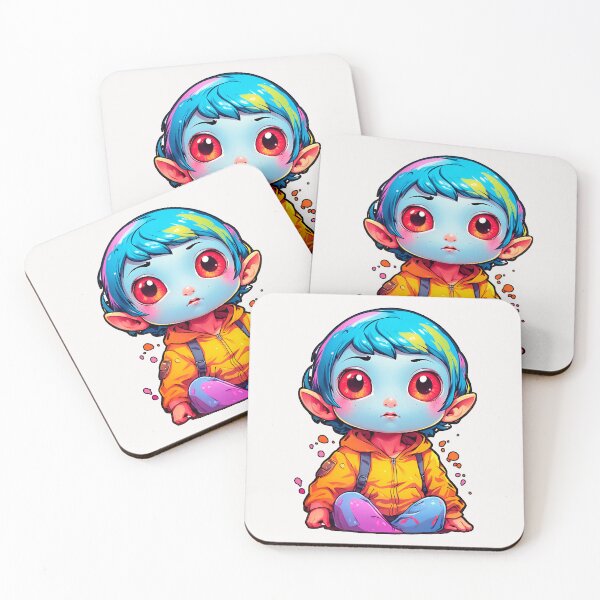 Item preview, Sticker Alien : Dirty Girl Alien V.4 designed and sold by NSpacesAi.