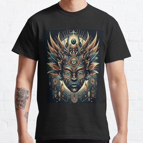 Item preview, Galactic Ethereal Mystic Visionary Tee / Cosmic Techno Dreamweaver Shirt / Nebula Cosmic Explorer designed and sold by Dubione2.