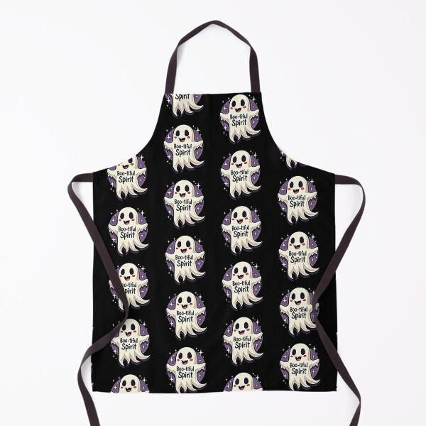 Item preview, Cute ghost with 'Boo-tiful Spirit' designed and sold by artwaves.