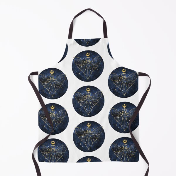 Item preview, Mystical Lunar Moth with Starry Night Sky designed and sold by WildWoodlandWitch.