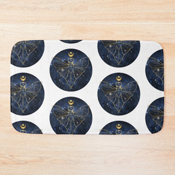 Item preview, Mystical Lunar Moth with Starry Night Sky designed and sold by WildWoodlandWitch.