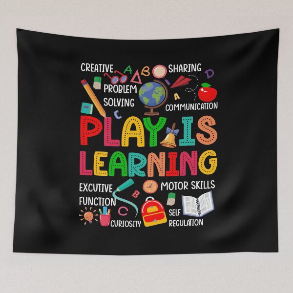 Item preview, Play Is Learning, Back to school Teacher, SPED Teacher, School Counselor, Teacher Appreciation, Kindergarten Teacher designed and sold by behindthefacts.