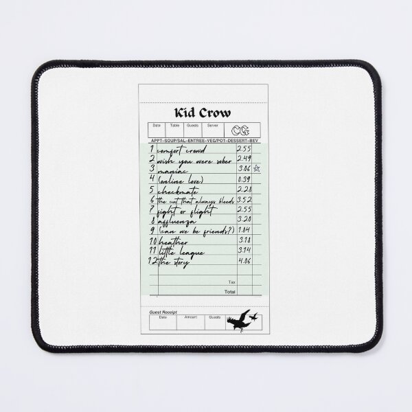 Item preview, Kid Crow - Album Receipt  designed and sold by designedbybouts.