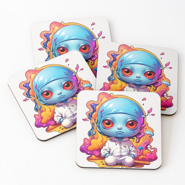 Item preview, Sticker Alien : Dirty Girl Alien Female V.1 (RARE) designed and sold by NSpacesAi.