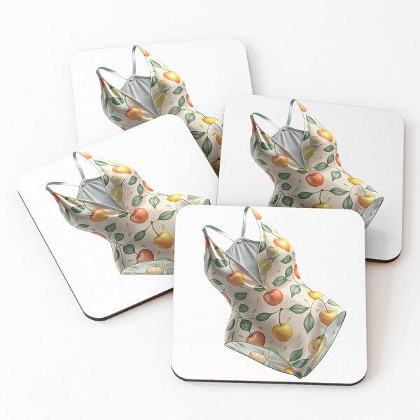 Item preview, woman summer bodysuit withe fruits pattern  designed and sold by Creative88Art.