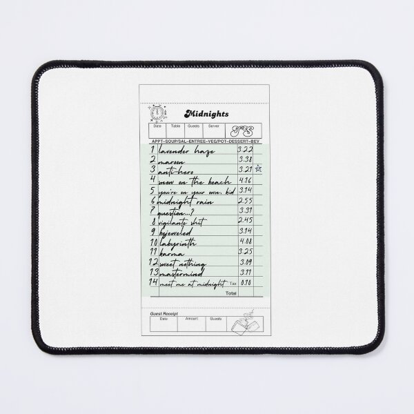Item preview, Midnights - Album Receipt designed and sold by designedbybouts.