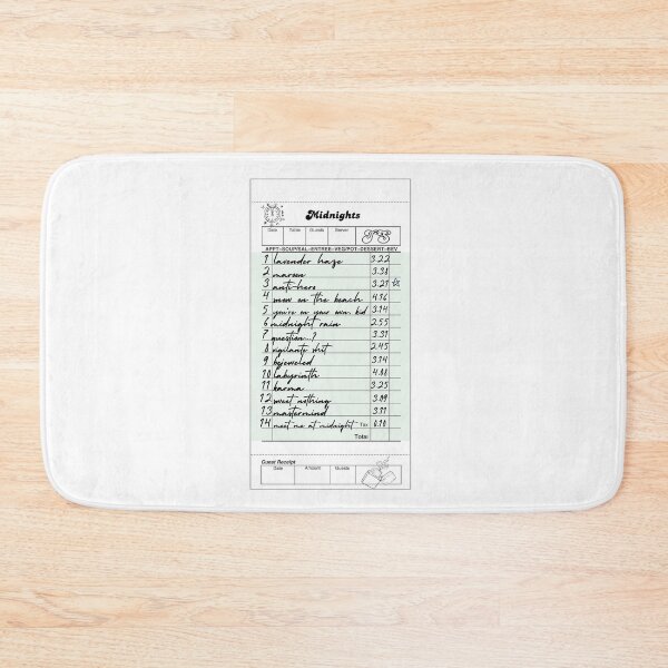 Item preview, Midnights - Album Receipt  designed and sold by designedbybouts.