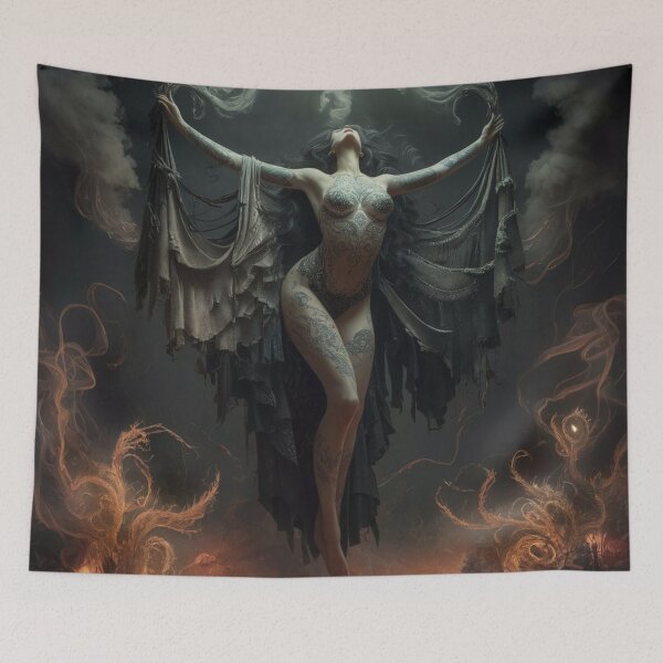 Aperçu de l'œuvre Femme sorcière sexy créée et vendue par catcraftss.