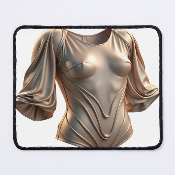 Item preview, Silk design woman shirt in chocolate colors designed and sold by Creative88Art.