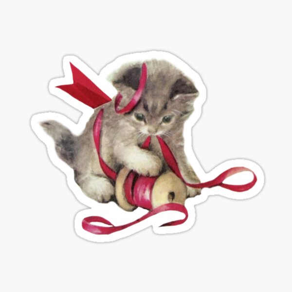 Artikel-Vorschau von Kokette Vintage Katze, designt und verkauft von Pixiedrop.