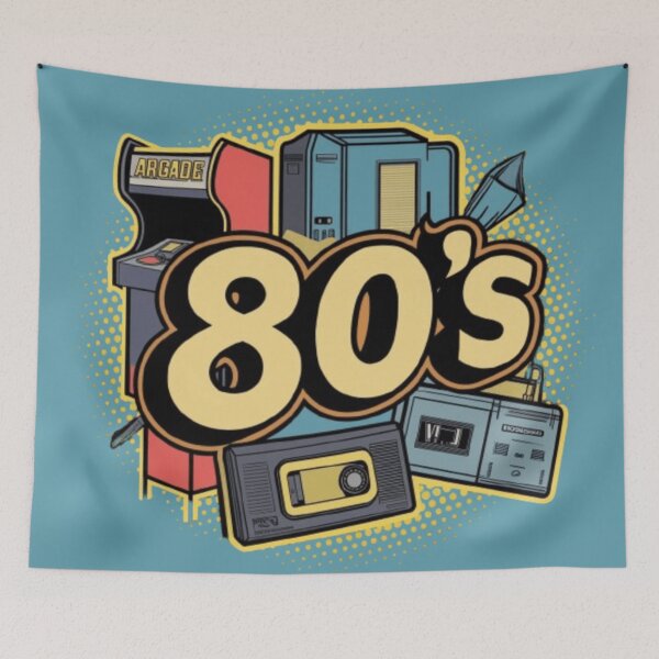 Artikelvorschau, Retro 80er Jahre entworfen und verkauft von ArtTeeFusion.