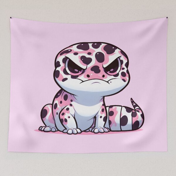 Item preview, Grumpy Leopard Gecko designed and sold by Anna Halasek.