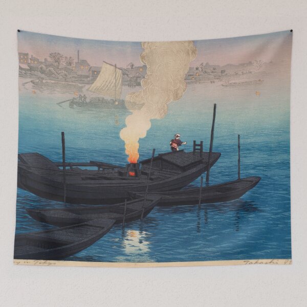Item preview,  Ito, Takashi Odai Ferry, Tokyo  Kawase Hasui    designed and sold by TeeARTHY.