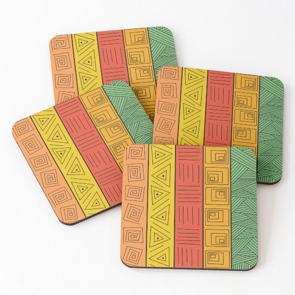 Item preview, Tribal African Geometric Stripe Pattern Version 2 designed and sold by AriLady.