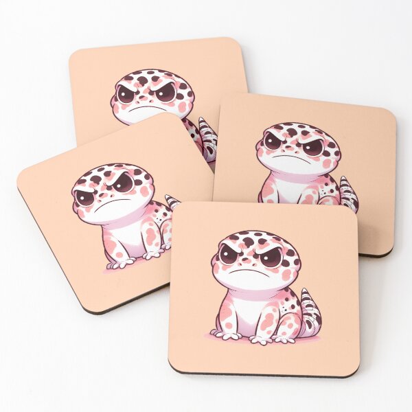 Item preview, Grumpy Leopard Gecko designed and sold by Anna Halasek.