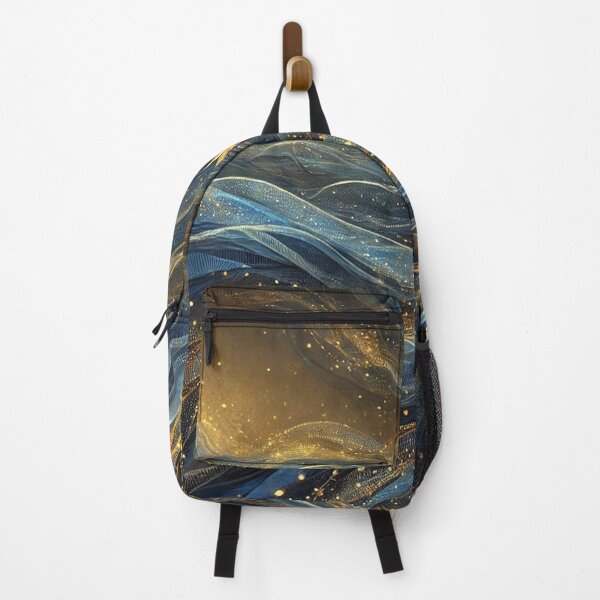 Item preview, Woven Dreams in Blue and Gold designed and sold by LegademaArt.