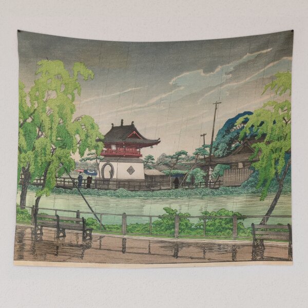 Item preview, Hasui Shinobazu Pond in Rain  Kawase Hasui    designed and sold by TeeARTHY.