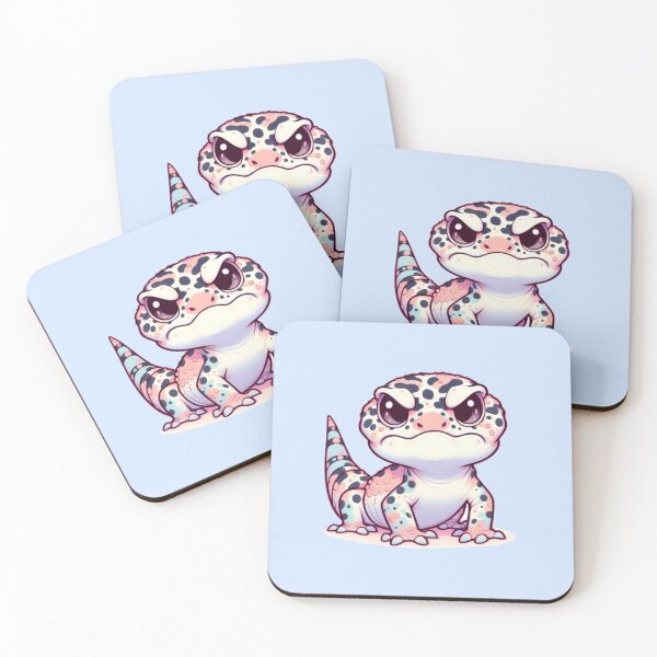 Item preview, Grumpy Leopard Gecko designed and sold by Anna Halasek.