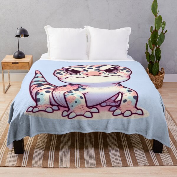 Item preview, Grumpy Leopard Gecko designed and sold by Anna Halasek.