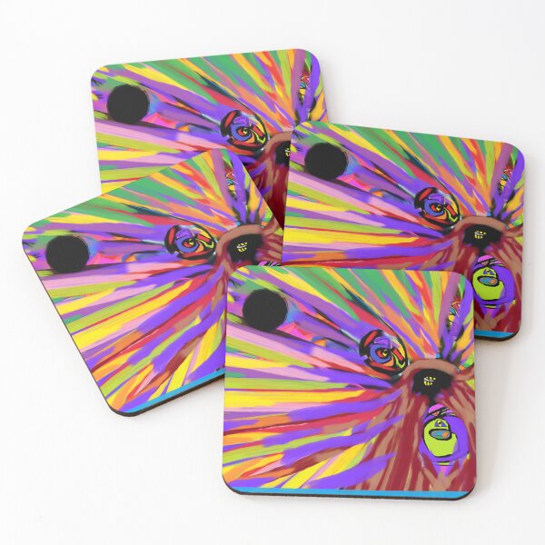 Item preview, The Angry Purple Durple Crab Tree and the snake. designed and sold by Bubble Rose Art.