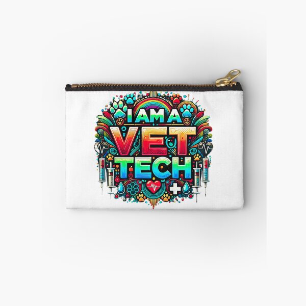 Item preview, I Am a Vet Tech Tee - Bold and Colorful Tribute to Veterinary Technicians designed and sold by BlankCanvasHaHa.