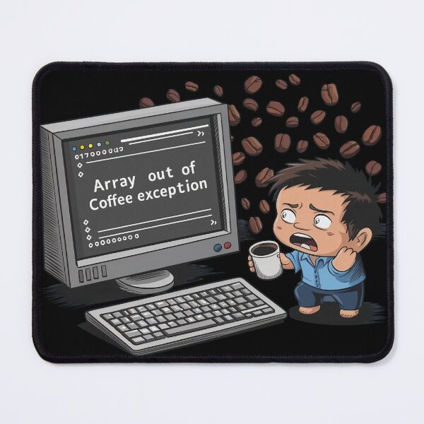Item preview, Array Out of Coffee Exception designed and sold by Situstshirts.