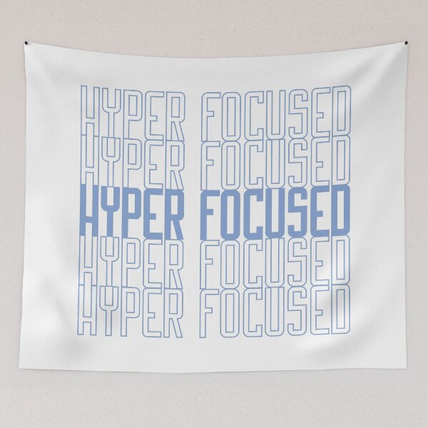 Item preview, Hyperfocused in blue designed and sold by VariousGoodies.