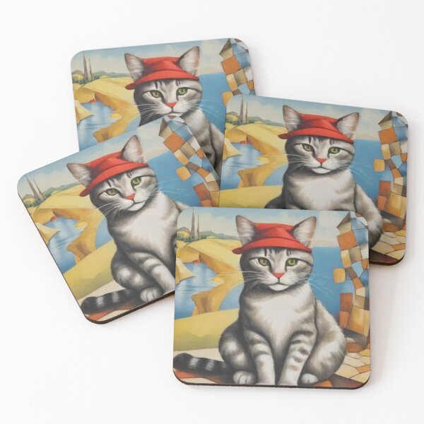 Item preview, Ocean View Cat AI gen designed and sold by Goods4SaleNow.