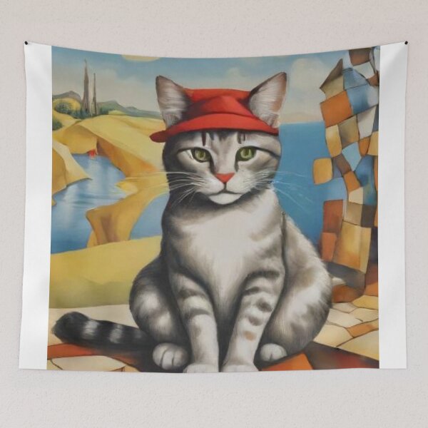 Item preview, Ocean View Cat AI gen designed and sold by Goods4SaleNow.