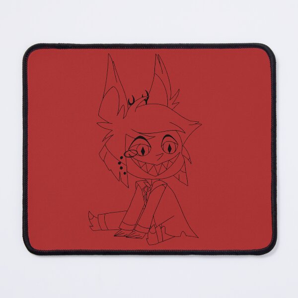 Item preview, Alastor The Radio Demon Hazbin Hotel Chibi Line art version designed and sold by CreativelySophG.