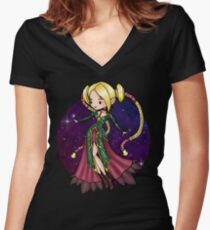 Celeste from Vainglory Women's Fitted V-Neck T-Shirt