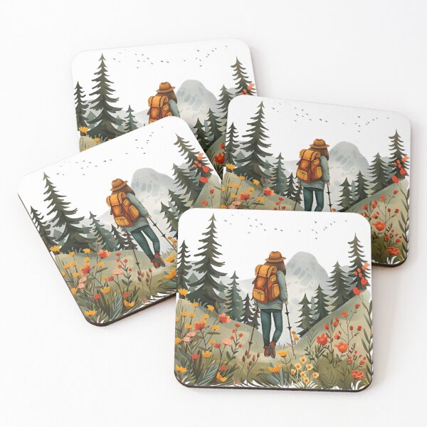 Item preview, Woman Hiking Through a Meadow  designed and sold by KSimpson838.