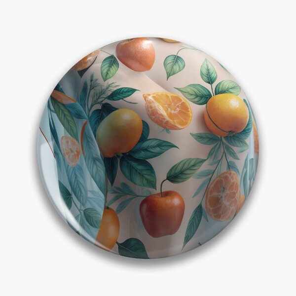 Item preview, Summer vibrant woman's fashion shirt withe fruits pattern designed and sold by Creative88Art.