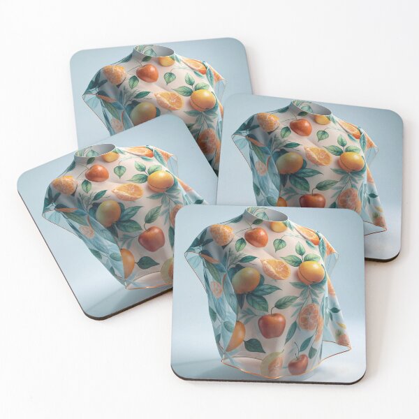 Item preview, Summer vibrant woman's fashion shirt withe fruits pattern designed and sold by Creative88Art.