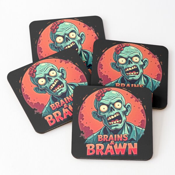 Aperçu de l'œuvre Brains zombies et affiche de muscade créée et vendue par artwaves.