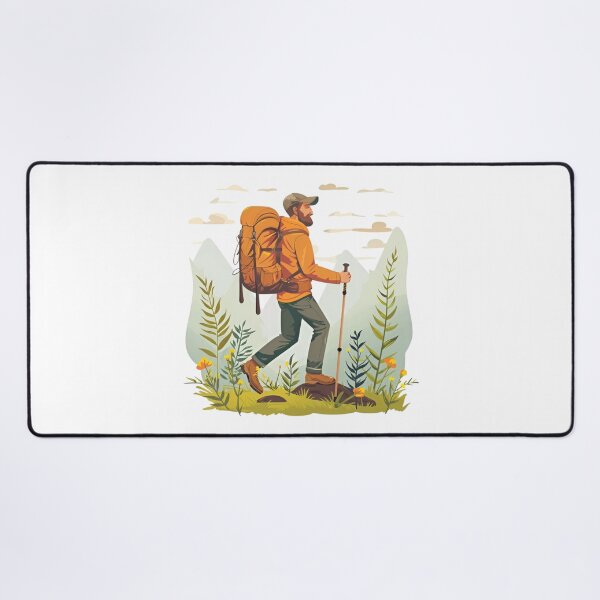 Item preview, Man Hiking Through a Meadow designed and sold by KSimpson838.