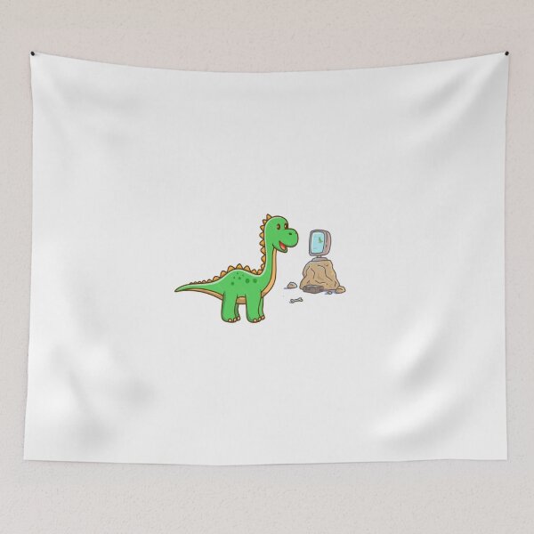 Item preview, Green Dino with AAC Ipad sticker  designed and sold by dex1one.