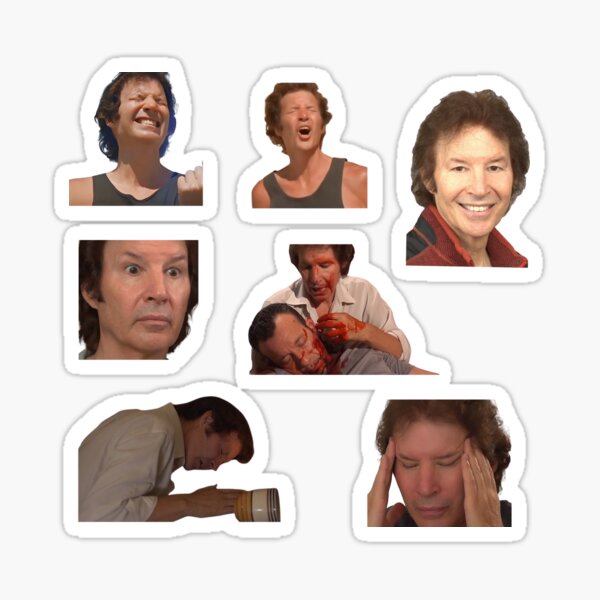 Item preview, THE MANY FACES OF BREEN sticker set - NEIL BREEN - Breen's Corrupt Merchandise - Funny sticker designed and sold by ThingsToSmile.