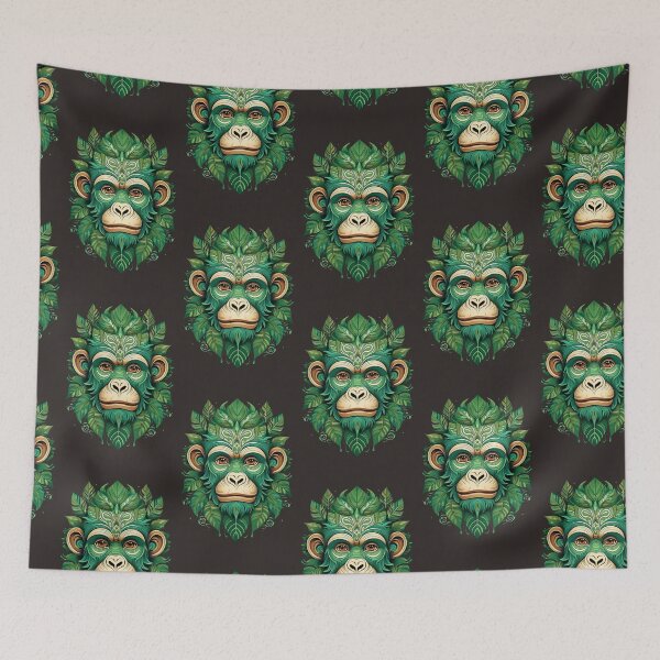 Item preview, Woods Leaves | Monkey God Collection | Dark Brown designed and sold by monkeybusiness.pt.