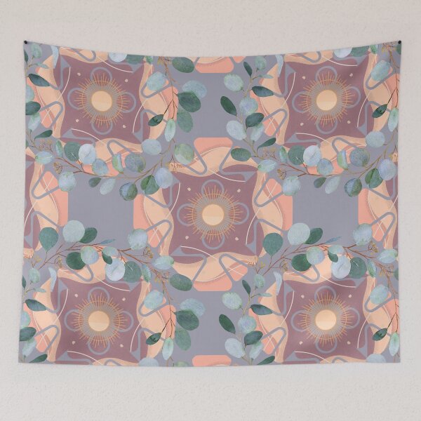 Item preview, Desert Flowers Cool Grey designed and sold by louderyay.