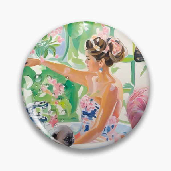 Artikelvorschau, Grandmillennial Art, Ein Schaumbad entworfen und verkauft von SophieClimaArt.