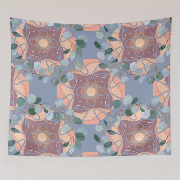 Item preview, Desert Flowers Hazy Periwinkle designed and sold by louderyay.